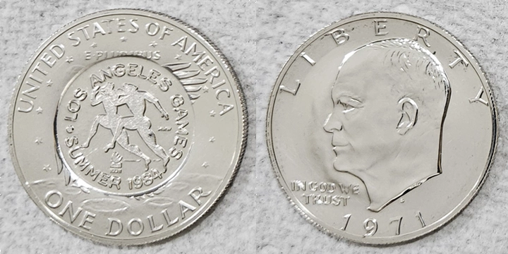 1971-Eisenhower-Dollar-Counterstamped-With-1980-Lake-Placid-Olympics-PCGS-PR-67-DCAM